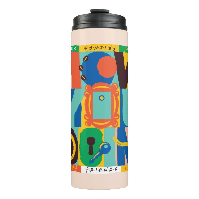 FRIENDS™ | Wie Sie tun' - Vibrant Graphic Thermosbecher (Vorderseite)