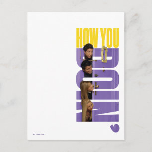 FRIENDS™   Wie Sie vorgehen Postkarte