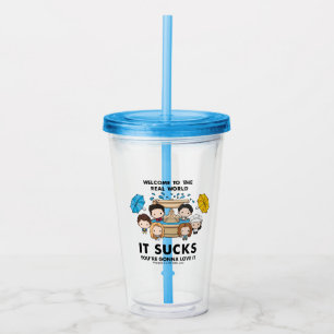 FRIENDS™ Willkommen im Real World Chibi Acryltrinkbecher