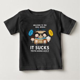 FRIENDS™   Willkommen im Real World Chibi Baby T-shirt