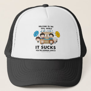FRIENDS™ Willkommen in der realen Welt Chibi Truckerkappe
