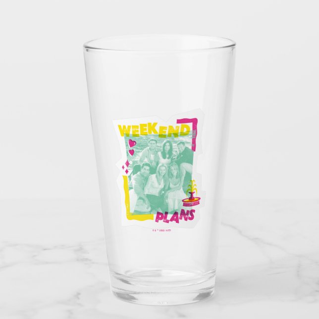FRIENDS™ | Wochenendpläne Glas (Vorderseite)