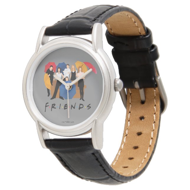 FRIENDS™-Zeichen-Silhouette Armbanduhr (Schrägansicht)