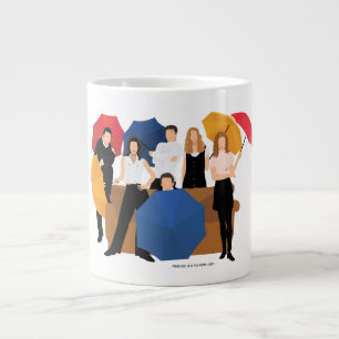 FRIENDS™-Zeichen-Silhouette Jumbo-Tasse