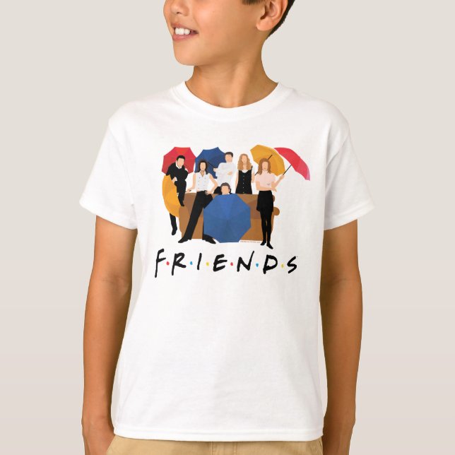 FRIENDS™-Zeichen-Silhouette T-Shirt (Vorderseite)