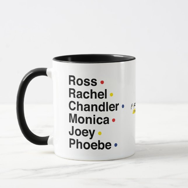 FRIENDS™ | Zeichennamen Tasse (Links)
