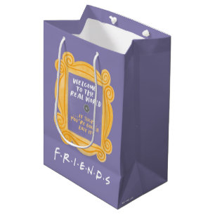 FRIENDS™ Zitat "Willkommen in der realen Welt" Mittlere Geschenktüte