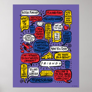 FRIENDS™-Zitate Poster