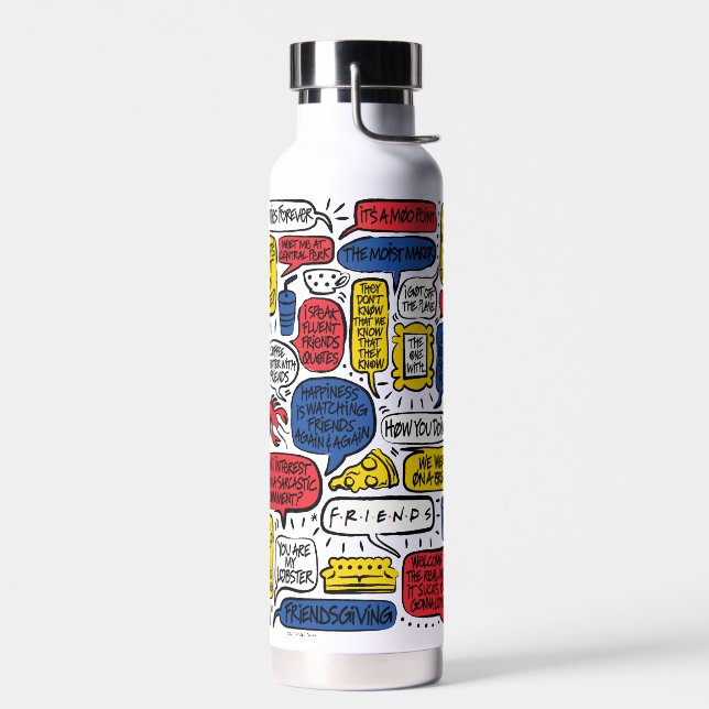 FRIENDS™-Zitate Trinkflasche (Links)