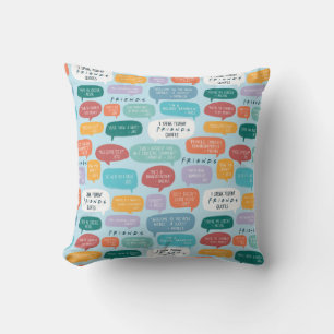 FRIENDS™ Zitatmuster Kissen