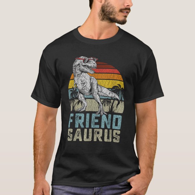 Friendsaurus T Rex Dinosaur Friend Saurus Family M T-Shirt (Vorderseite)