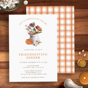 Friendsgiving-Abendessen Einladung