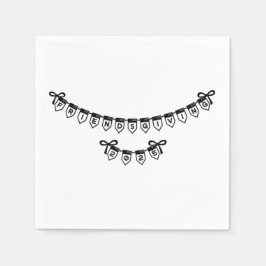 Friendsgiving Banner Schriftart Design Napkins Serviette