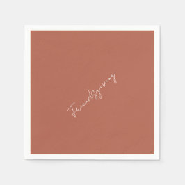 Friendsgiving Cinnamon Cocktail Serviette