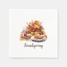 Friendsgiving Erntedank Rustikales Party