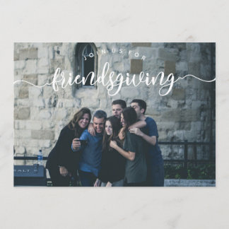 Friendsgiving Foto Einladung