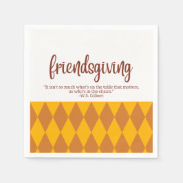 Friendsgiving Napkins Serviette