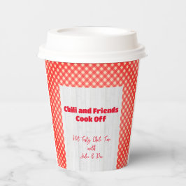 Friendsgiving Potluck Chili Cook Off Erntedank Pappbecher
