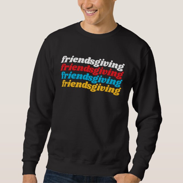 Friendsgiving Thanksgiving Vintage Graphic Tees Fr (Vorderseite)