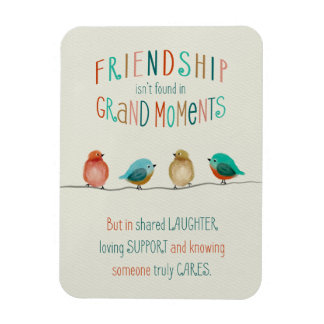 Friendship Birds Shared Laughter and Support Magnet