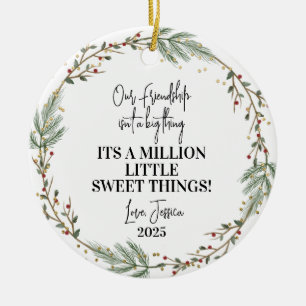 ,Friendship Christmas Ornament Bestes Freund Gesch