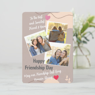 Friendship Day Invitation card Einladung