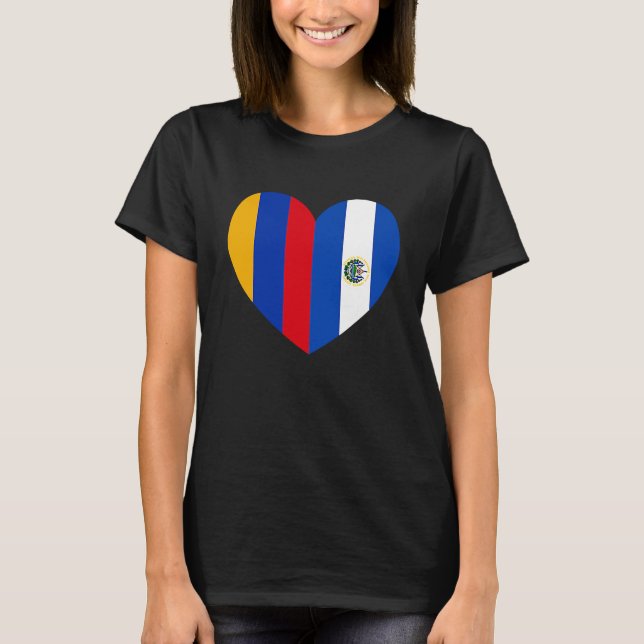 Friendship Forever El Salvador And Armenia T-Shirt (Vorderseite)