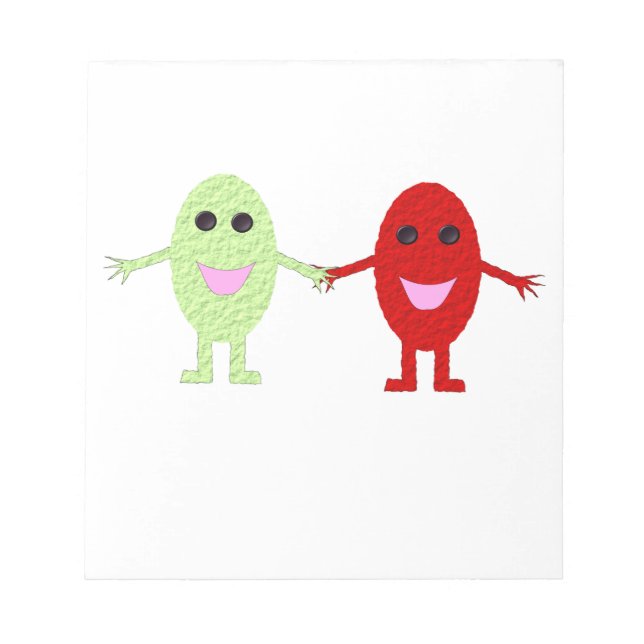 Friendship Grapes Notepad Notizblock (Vorderseite)