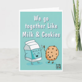 Friendship - Milk & Cookies Funny Karte