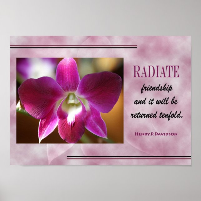 FRIENDSHIP-QUOTATIONSPOSTER POSTER (Vorne)