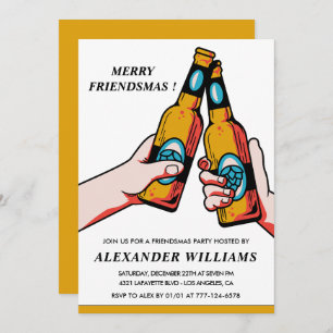 Friendsmas Einladungen Merry Friendsmas Beer