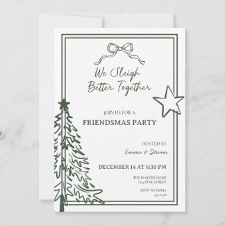 Friendsmas Party Einladung