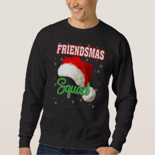 Friendsmas Weihnachtsmannmütze Squad Xmas Group Wi Sweatshirt
