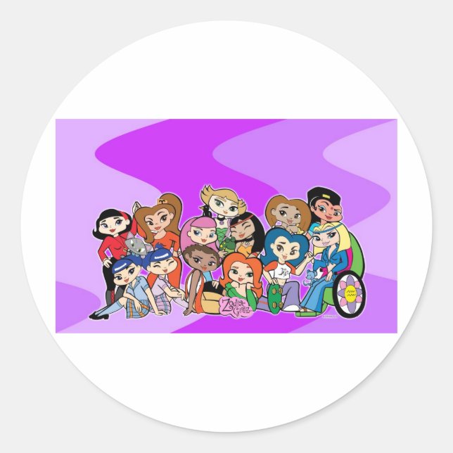 Friendz Aufkleber (Vorderseite)