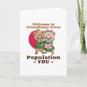 Friendzone Valentine Karte