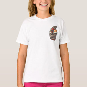 Frierende zitterende Winter Hot Dog Kinder T-Shirt