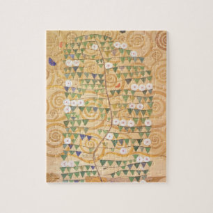 Fries-Baum Gustav Klimt des Leben-Puzzlespiels Puzzle