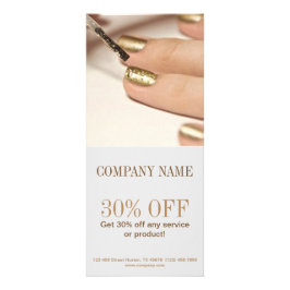 Fries Beauty Nail Artist Nagelsalon Werbekarte