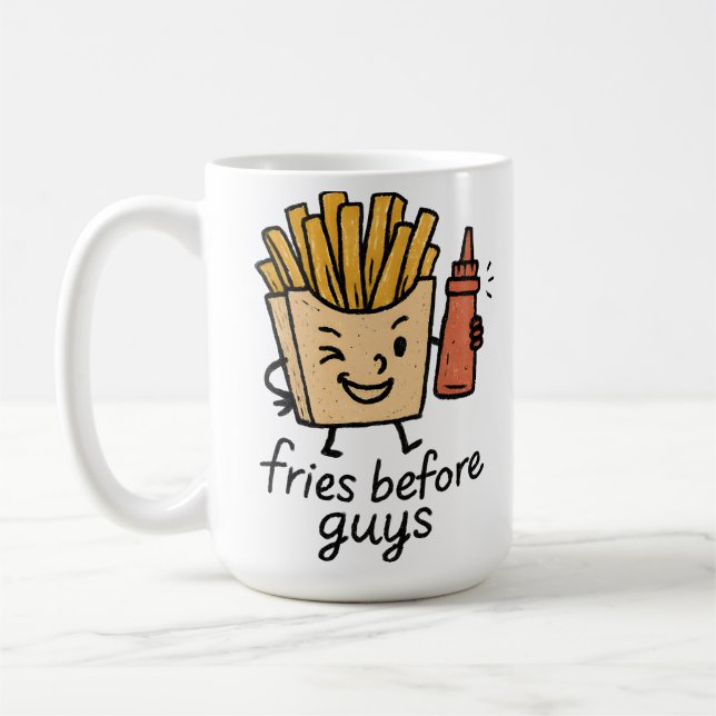 Fries Before Guys Kaffeetasse (Links)