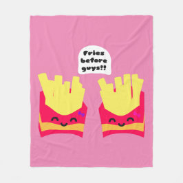 Fries Before Typ! Fleecedecke