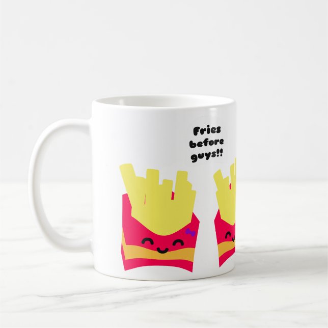 Fries Before Typ! Kaffeetasse (Links)