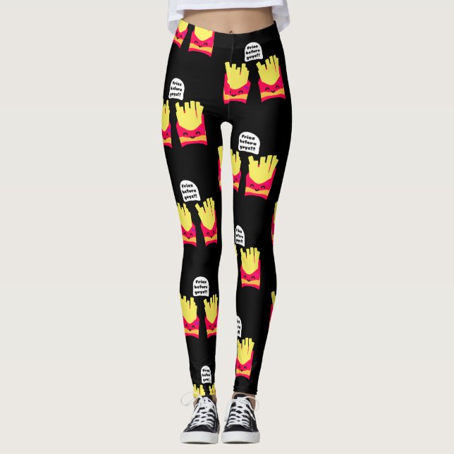 Fries Before Typ! Leggings (Vorderseite)