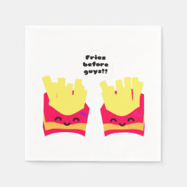 Fries Before Typ! Serviette