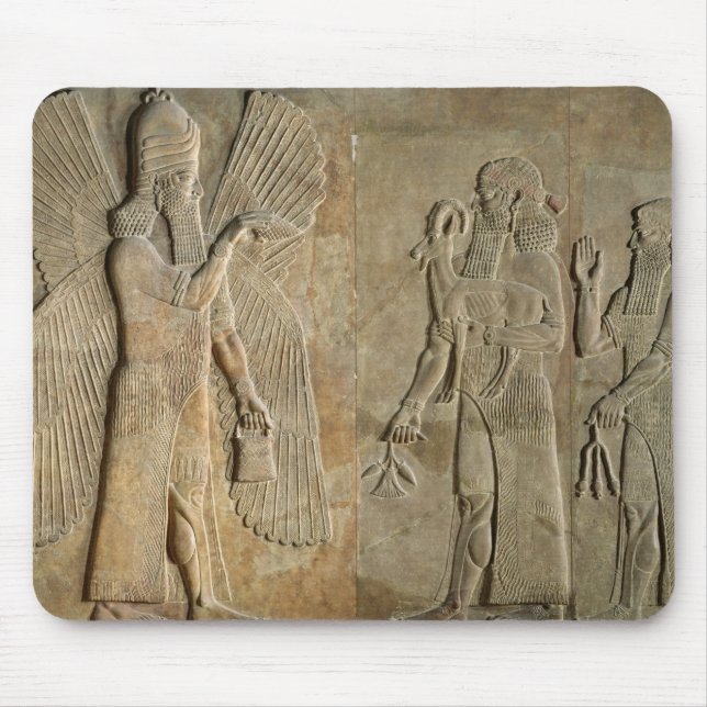 Fries, das einen winged Geist darstellt Mousepad (Vorne)