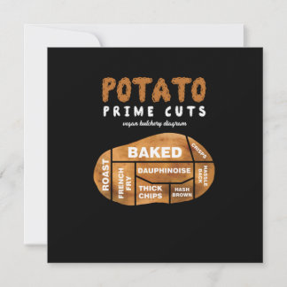 Fries Funny Puns Feinschmeckers Food Lovers Gift P Einladung