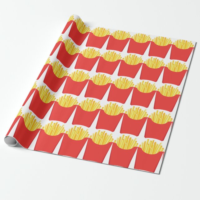 Fries Geschenkpapier (Ungerollt)