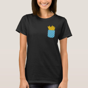 Fries Lover Feinschmecker Fast Food Niedlich Pocke T-Shirt