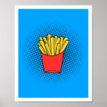 Fries Pop Art Poster<br><div class="desc">Mit diesem Fries Pop Art Poster können Sie Ihren Raum mit viel Spaß und Geschmack bereichern! Mit einem kühnen und spielerischen Design verwandelt dieses Kunstwerk die klassischen Pommes Frites in ein lebendiges Meisterwerk. Ideal für Küchen, Speisesäle oder alle Zimmer, die einen Pop von Farbe und Persönlichkeit benötigen. Ob Fastfood oder...</div>