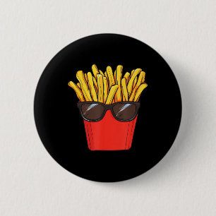 Fries Potato Sungles Button