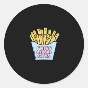 Fries vor Typ Aufkleber